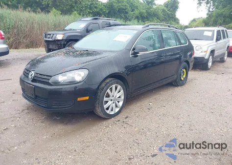 2014 Volkswagen Jetta Sportwagen 2.0L Tdi z USA, uszkodzony, nr VIN 3VWPL7AJ4EM604111